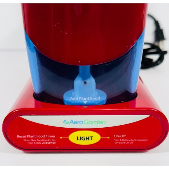 AeroGarden Red Indoor Hydroponic Garden System Countertop LED Grow Light 3-Pod C - Picture 5 of 16